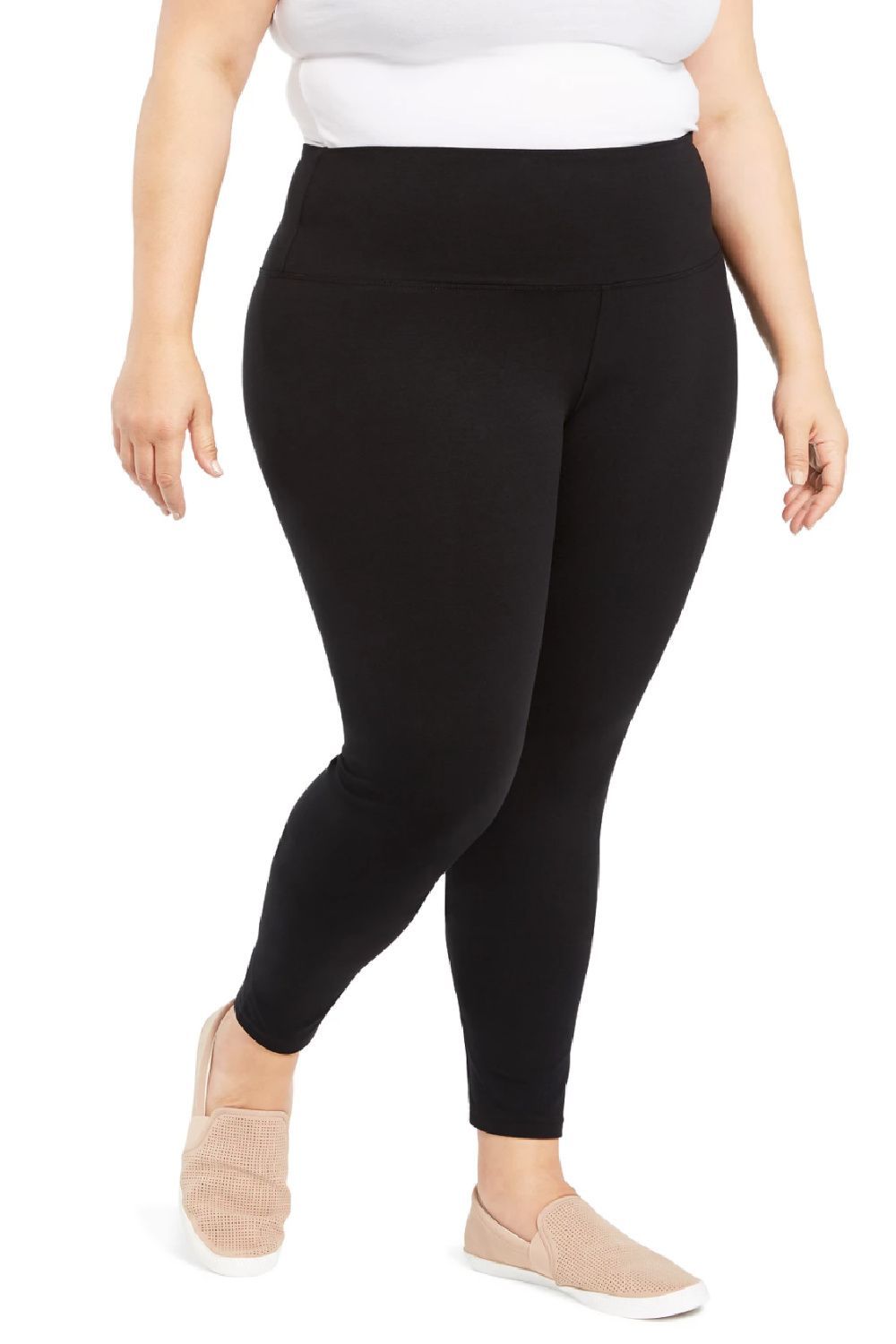 plus size control top leggings