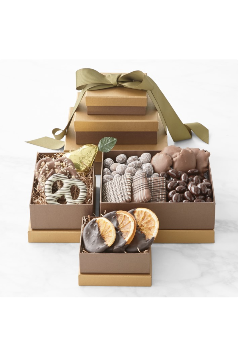 Manhattan Fruitier Chocolate Confections Gift Tower
