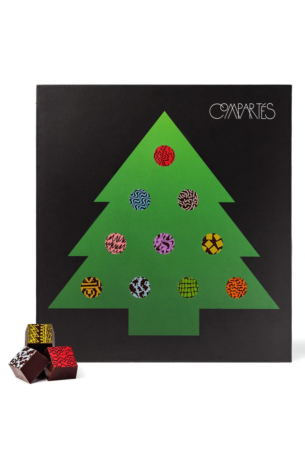 Compartes Christmas Tree 10-Piece Chocolate Box