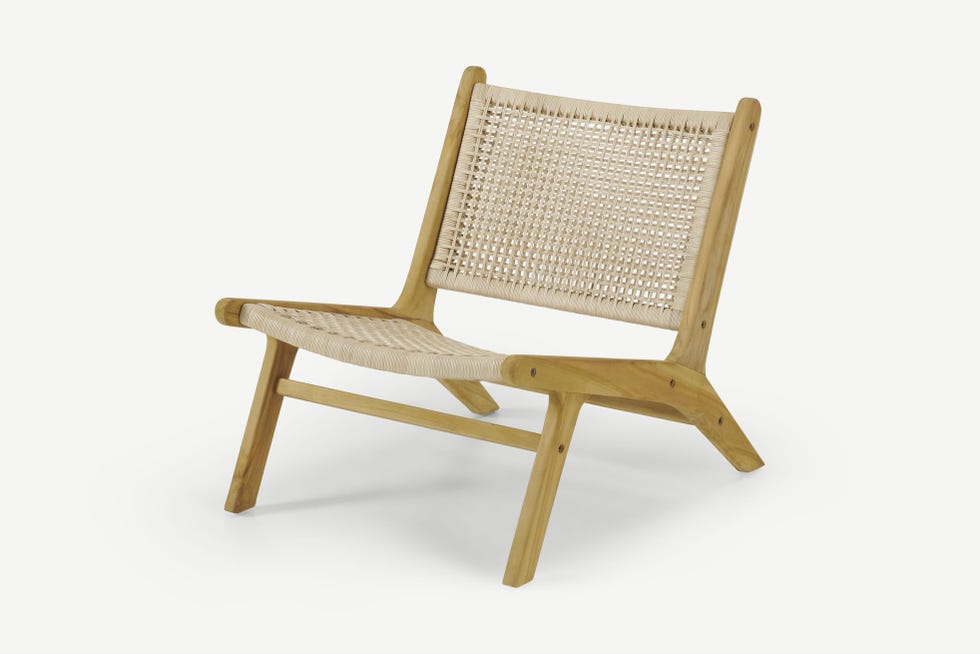 Accent Armchair, Rattan & Natural