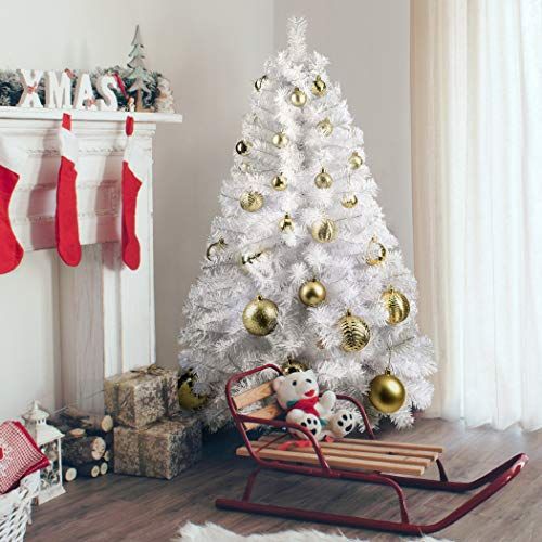 White on sale tree decorations