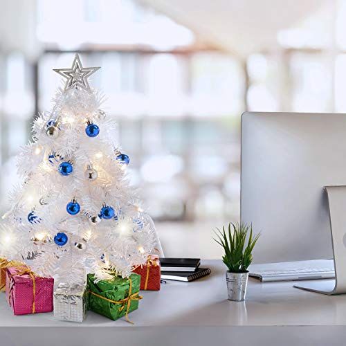 DIY Tabletop Mini White Christmas Tree