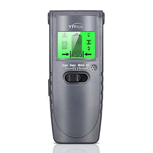 VIVREAL 4 in 1 Electric Wood Detector with LCD Display 