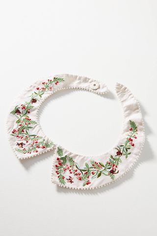 Mint Embroidered Collar