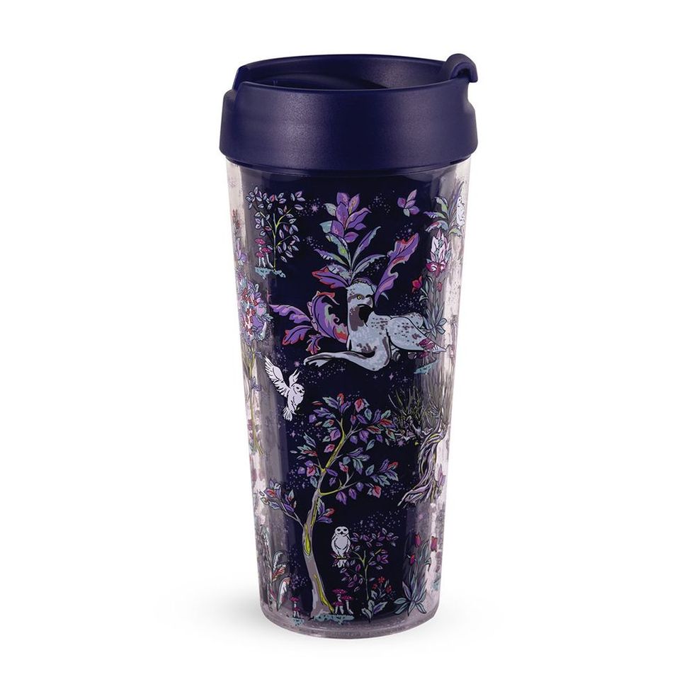 Vera Bradley HARRY POTTER FORBIDDEN FOREST Double Wall Tumbler Cup Straw  NEW