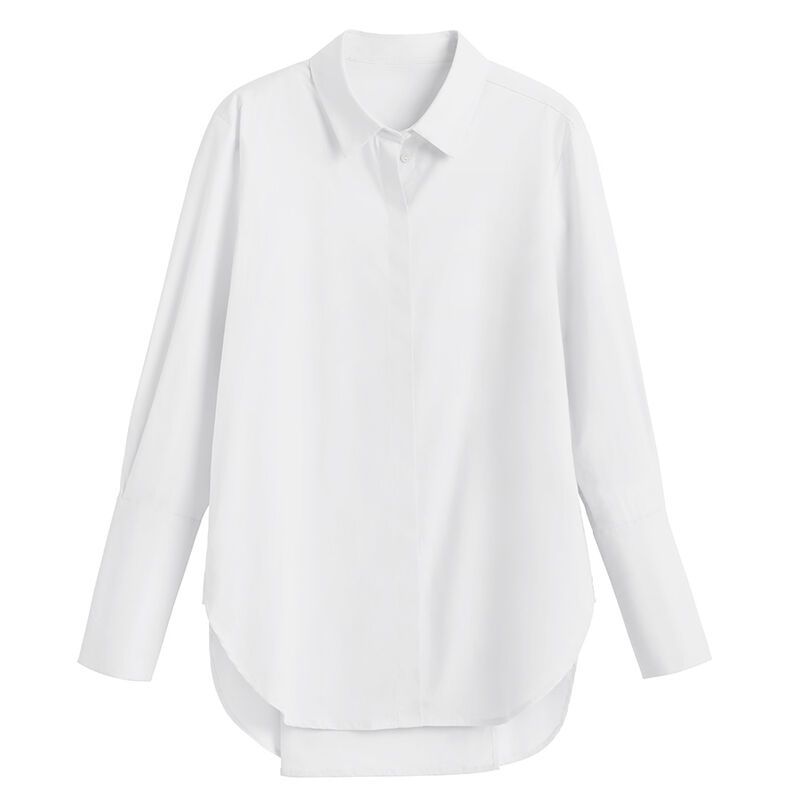 oversized white button up shirt womens
