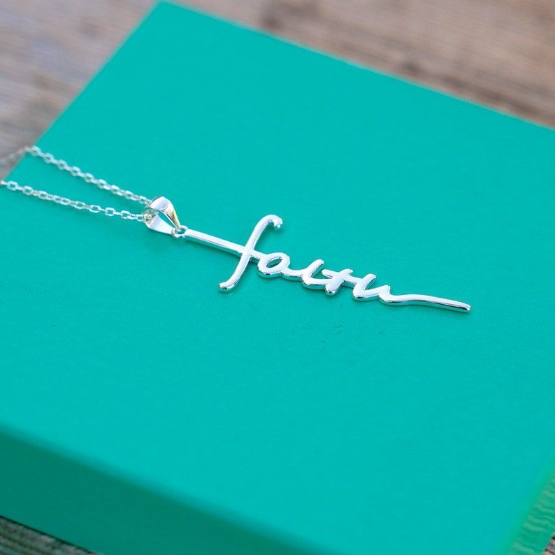Silver Faith Necklace