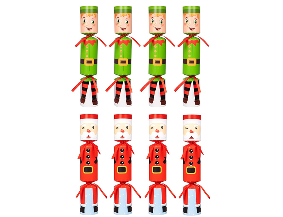 Moon Boat Christmas Party Crackers (8-Pack)