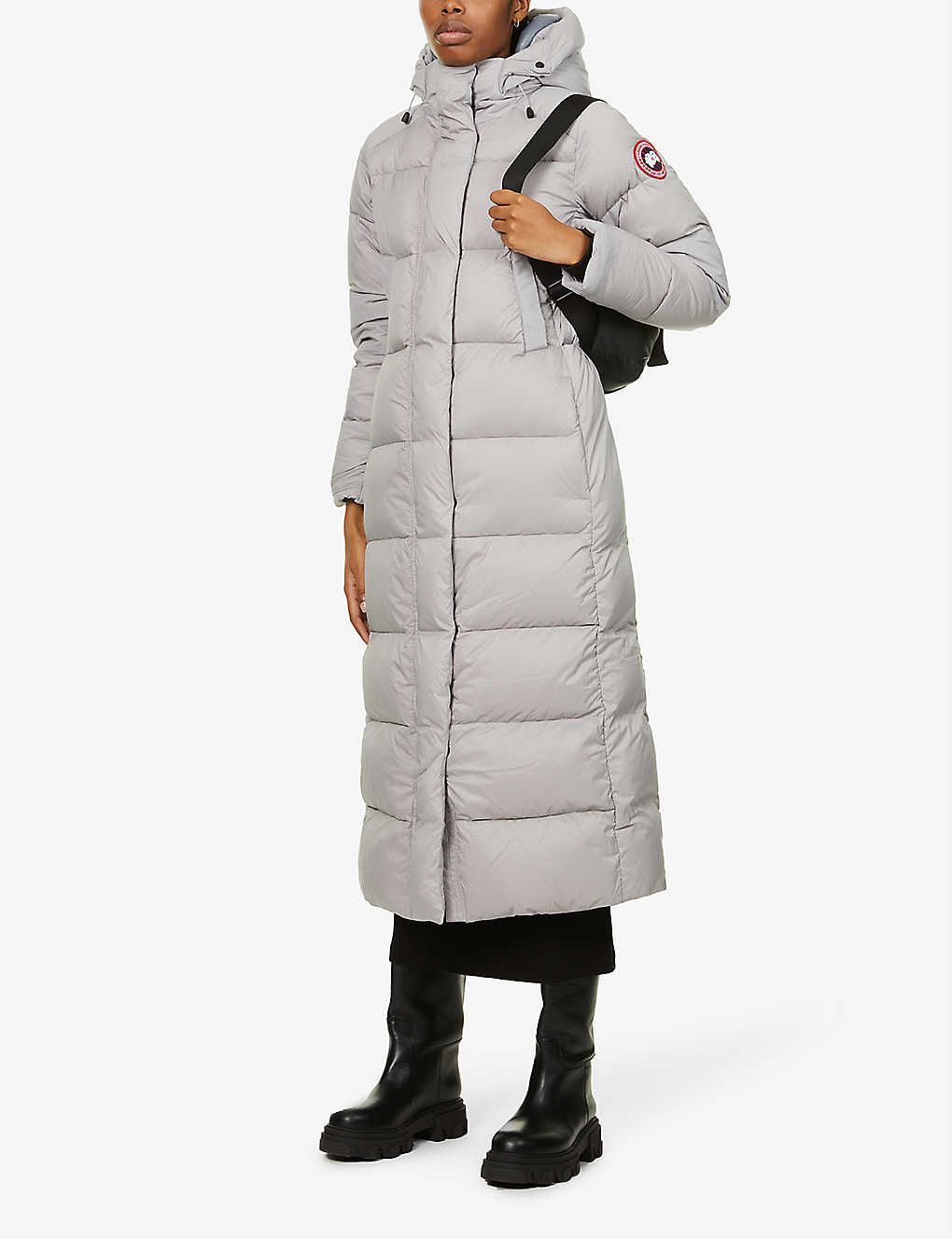 UK New Ladies Winter Warm Parka Faux Fur Trim Hood Coat Thick Cotton Jacket 