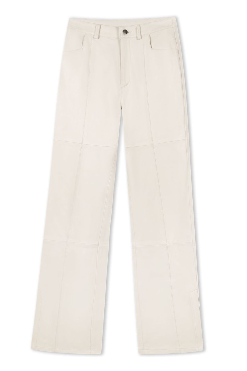 Aster Leather Flared Trousers