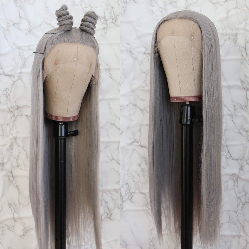 Silky Straight Synthetic No Lace Wigs 