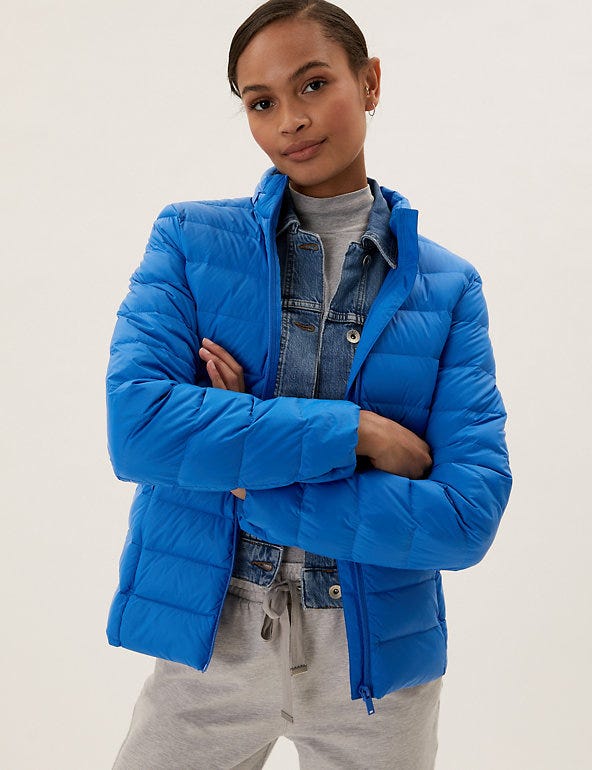 Feather & Down Puffer Jacket