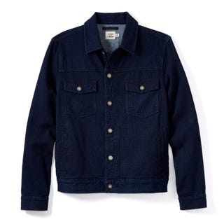 Flint and Tinder Indigo Waffle Trucker Jacket Flint and Tinder Indigo Waffle Trucker Jacket