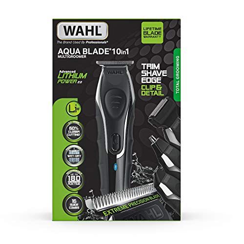 Wahl Aqua Blade Wet/Dry Stubble & Beard Trimmer
