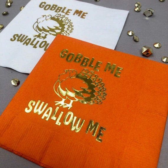 Gobble Me Swallow Me Napkins