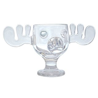 Glass Moose Mug Set