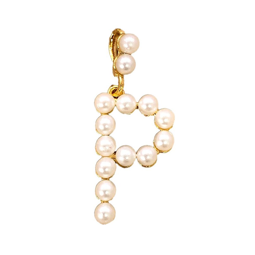 Pearl Initial Pendant