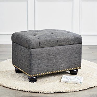 The 10 Best Storage Ottomans In 2021, First Hill Tufted Faux Leather Storage Ottoman Bench Brown