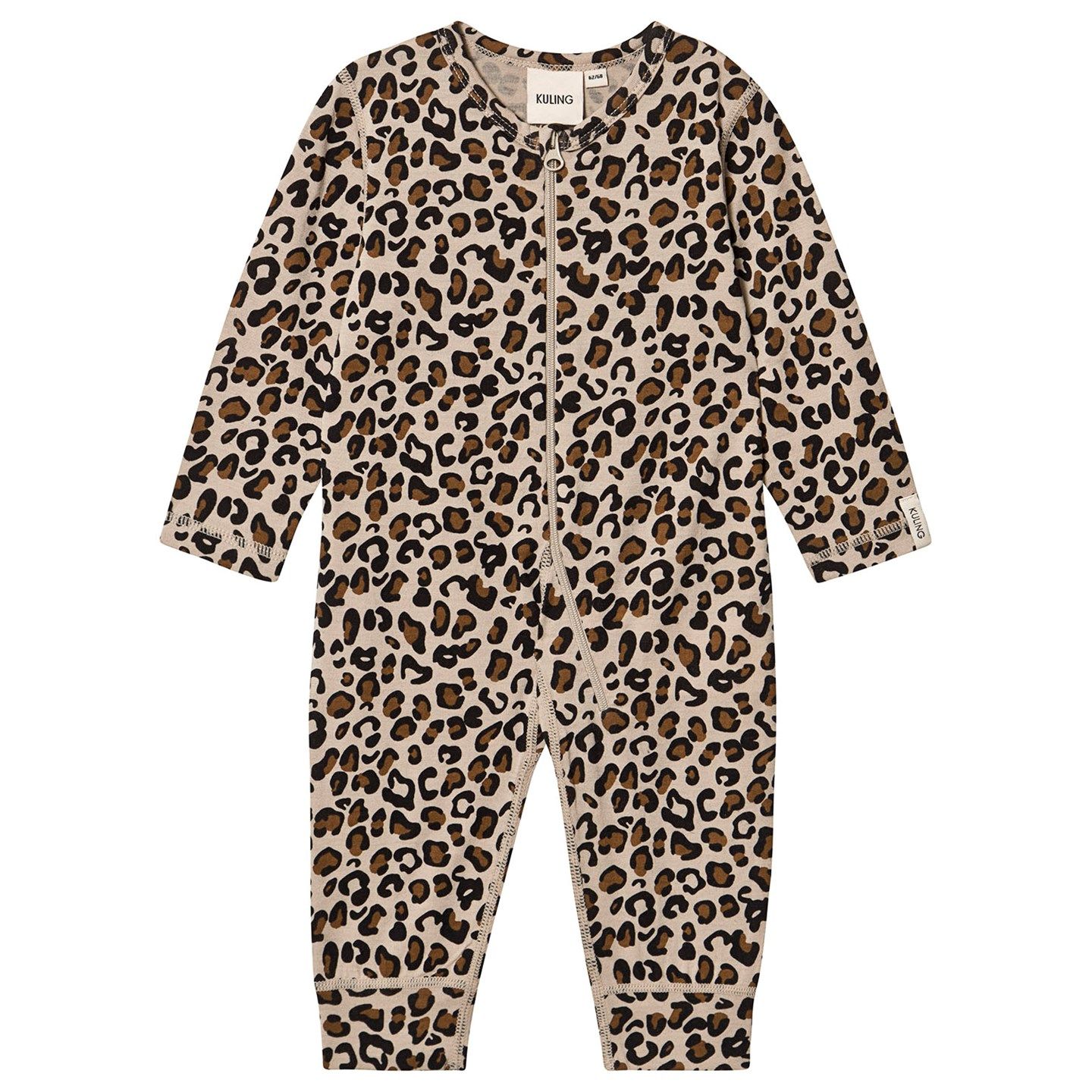 leopard print baby sleeper