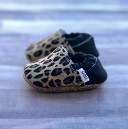 Baby 2025 leopard moccasins