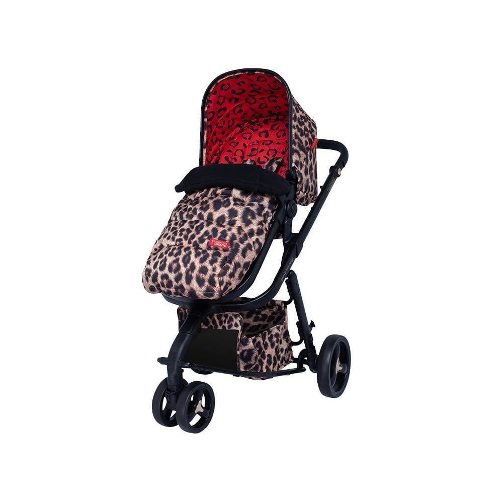 leopard pushchair