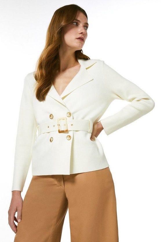 6 Kate Middleton-worthy white bouclé blazers to shop this season