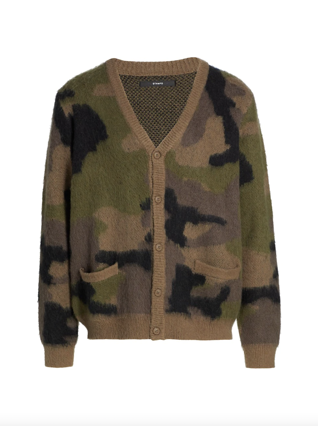 Madman Mens Sweater Pullover Camouflage Slim Fit Knitted Sweater Long Sleeve Knitted Street Wear 
