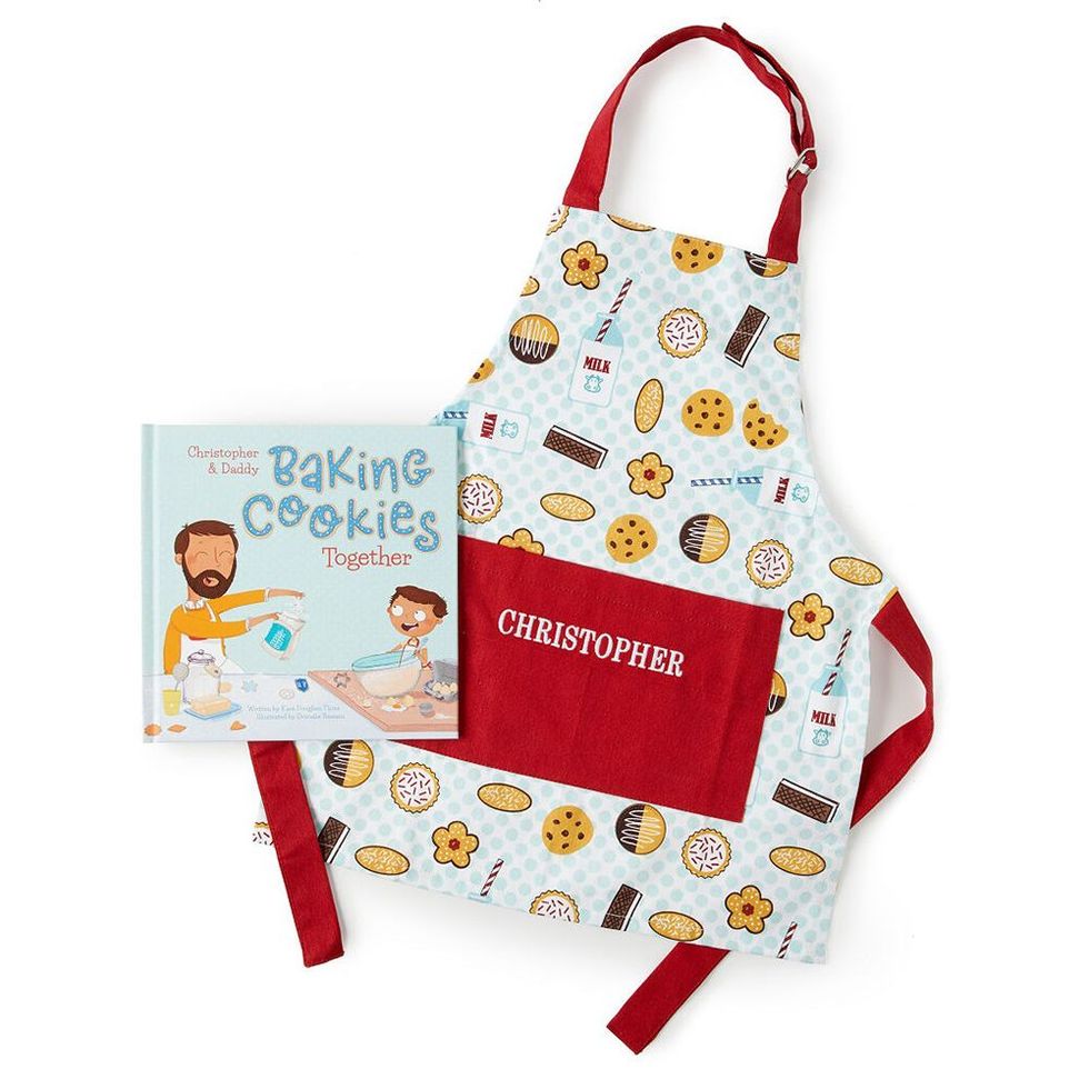 Personalized Cookie Baking Book and Apron