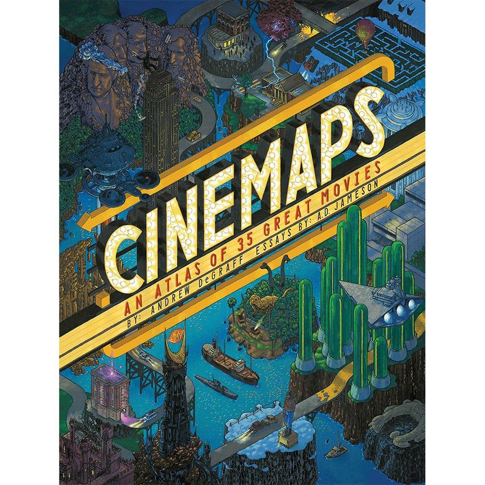 ‘Cinemaps: An Atlas of 35 Great Movies’ by Andrew DeGraff, essays by A.D. Jameson