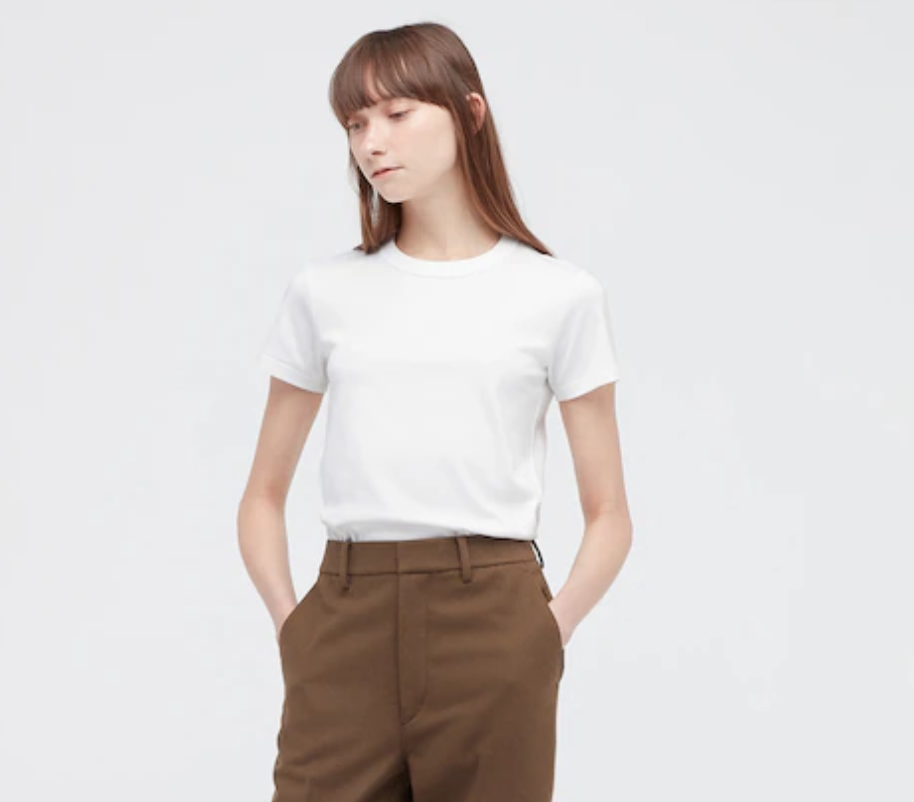women white tee
