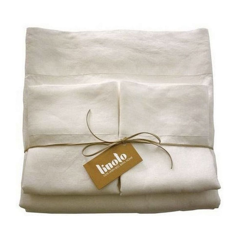 100% Pure Linen Bed Sheet 