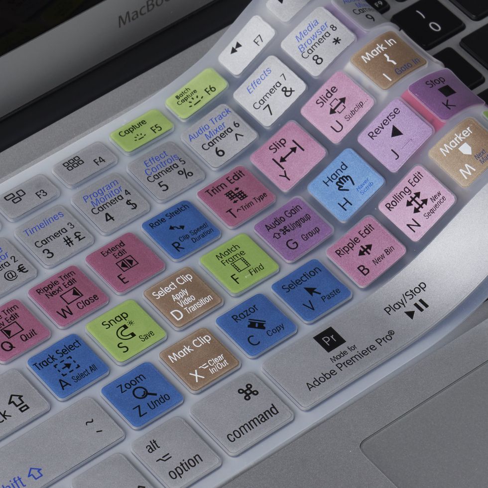 Adobe Premiere Pro Shortcuts Keyboard Cover