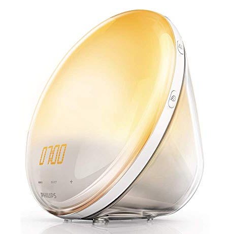 Philips Wake-up Light with Coloured Sunrise Simulation and 7 Natural Sounds