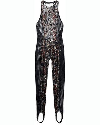 High-Neck Lace Catsuit