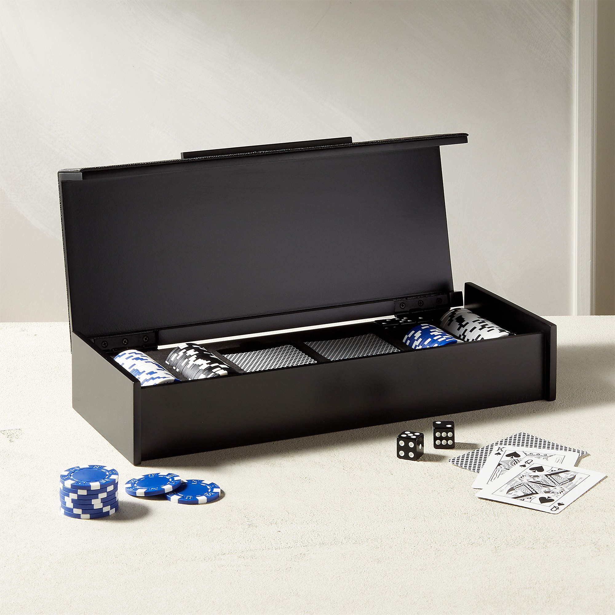 Shagreen Poker Set