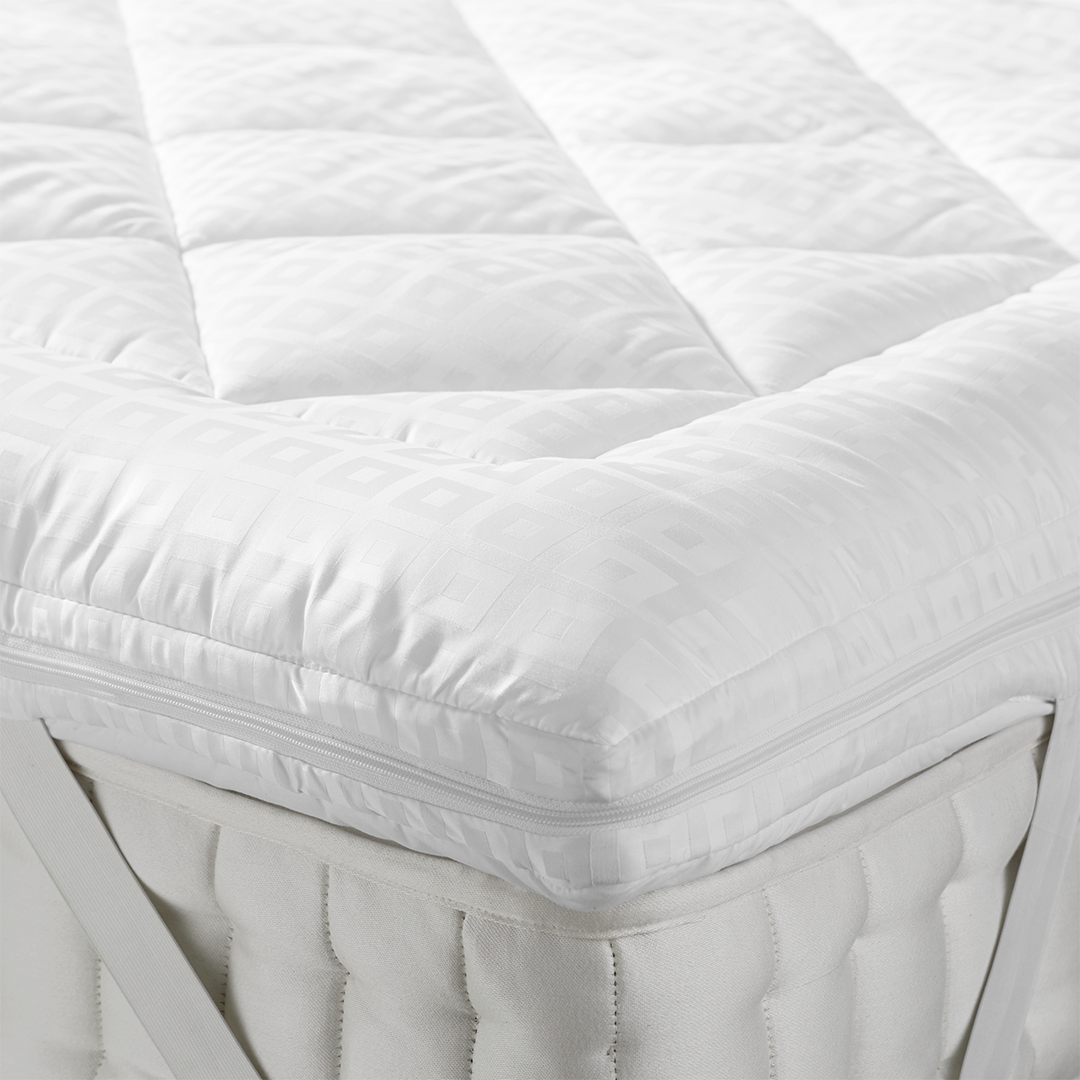Tripple Fill Deep Quilted Mattress Topper Single Double King Size Super King 