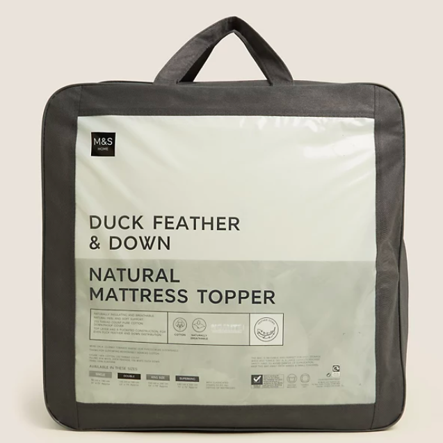 M&S Duck Feather & Down Mattress Topper