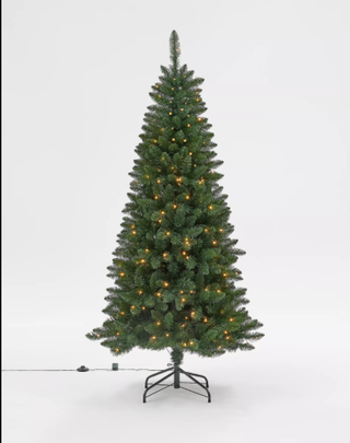 Spire Spruce Pre-lit Christmas Tree, 6ft