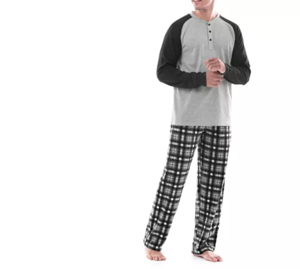 Mens Lounge Pants Pyjama Pj Bottom Tartan Check Plain Nightwear Soft warm Fleece