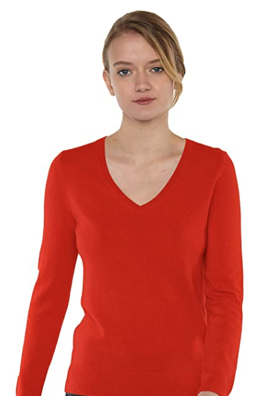 100% Pure Cashmere Long Sleeve Pullover