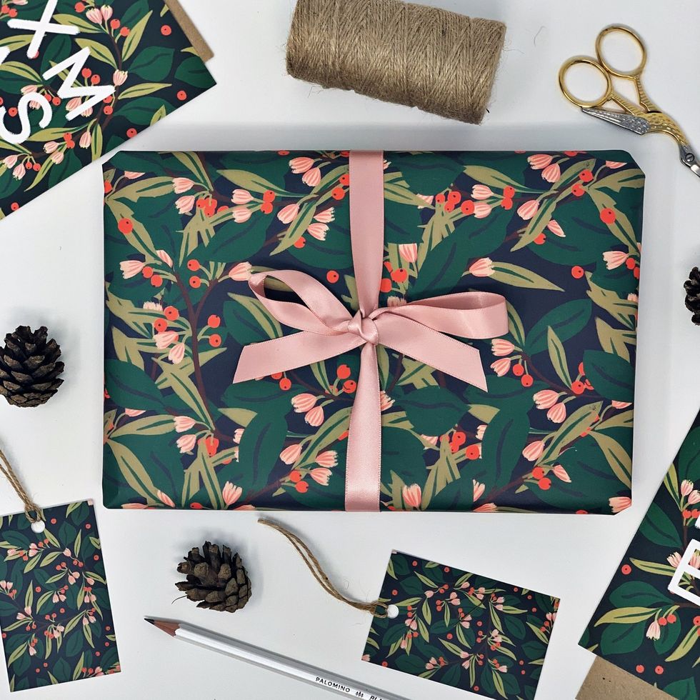Christmas Recyclable Wrapping Paper Set