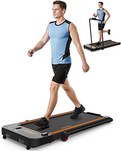 Under Desk Treadmill DAEYEGIM Ultra-Quiet Walking Treadmill Portable Walking Pad with Remote Control Walking Jogging Machine for Home/Office Use 