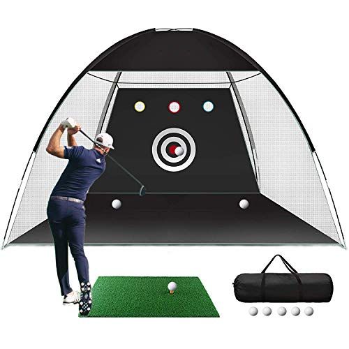 ON PAR Deluxe Home Driving Net - Home golf practice net