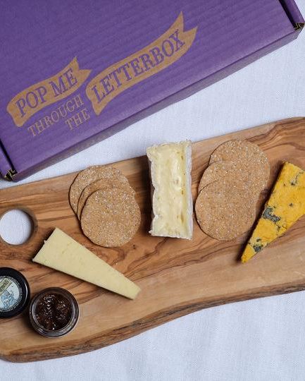Perfect British Cheeseboard with Crackers & Chutney, £10 plus £4 delivery