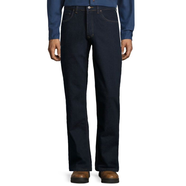 fleece lined stretch jeans mens