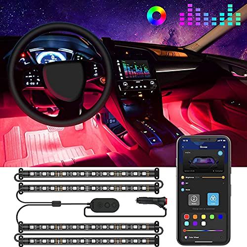 Car LED Interior Lights with App Control