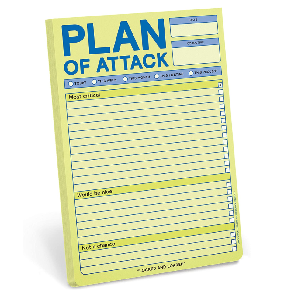 Plan Of Attack Pad