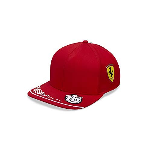 Cappellino Ferrari autografato da Charles Leclerc e Sebastian