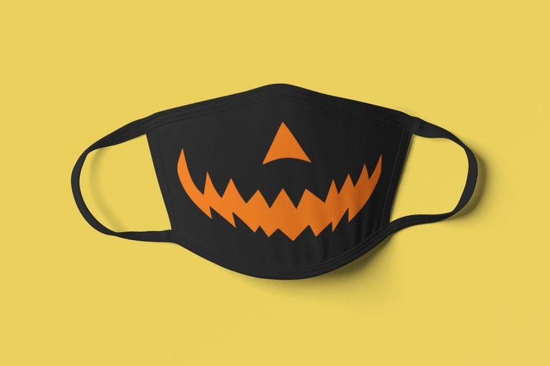 Pumpkin Smile Mask