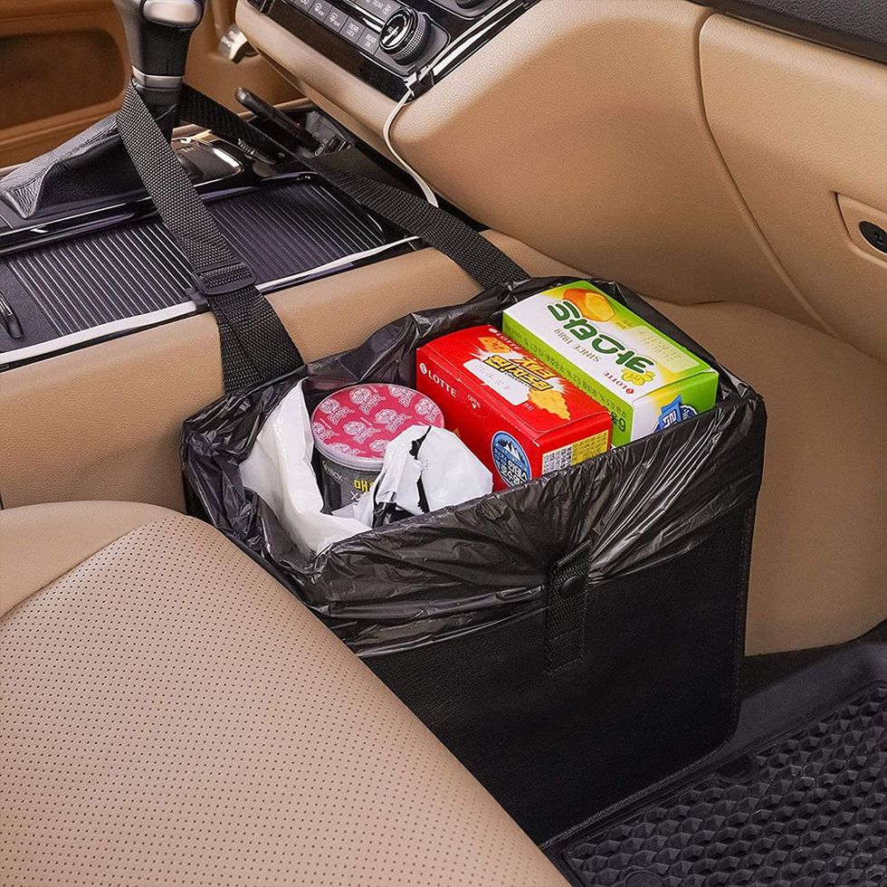 KMMOTORS Foldable Car Garbage Can 
